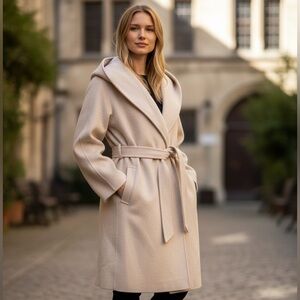 MaxMara Studio Reversible Pink/Light Pink Coat Size 8 $3000 Retail